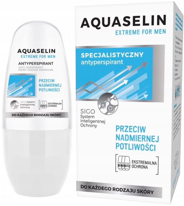 AQUASELIN EXTREME antiperspirantti roll-on miehille 50