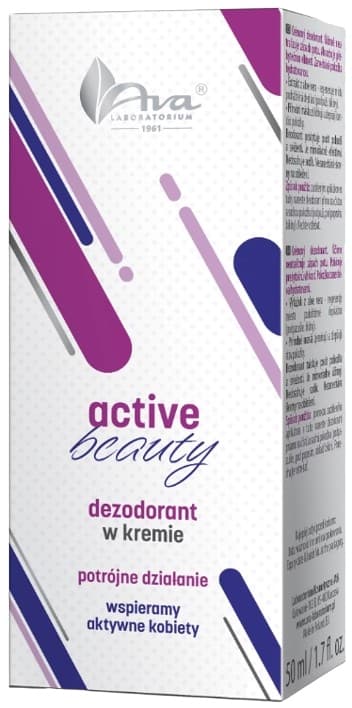 AVA ACTIVE BEAUTY -voidedeodorantti TRIPLE VAIKUTTEINEN 50 ml