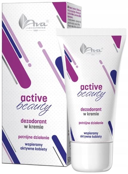 AVA ACTIVE BEAUTY -voidedeodorantti TRIPLE VAIKUTTEINEN 50 ml