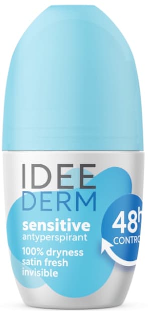 IDEE DERM antiperspirantti herkälle iholle 48h roll-on 50 ml