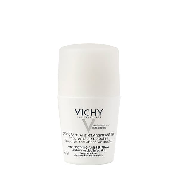 VICHY antiperspiranttipallo herkälle iholle 50 ml