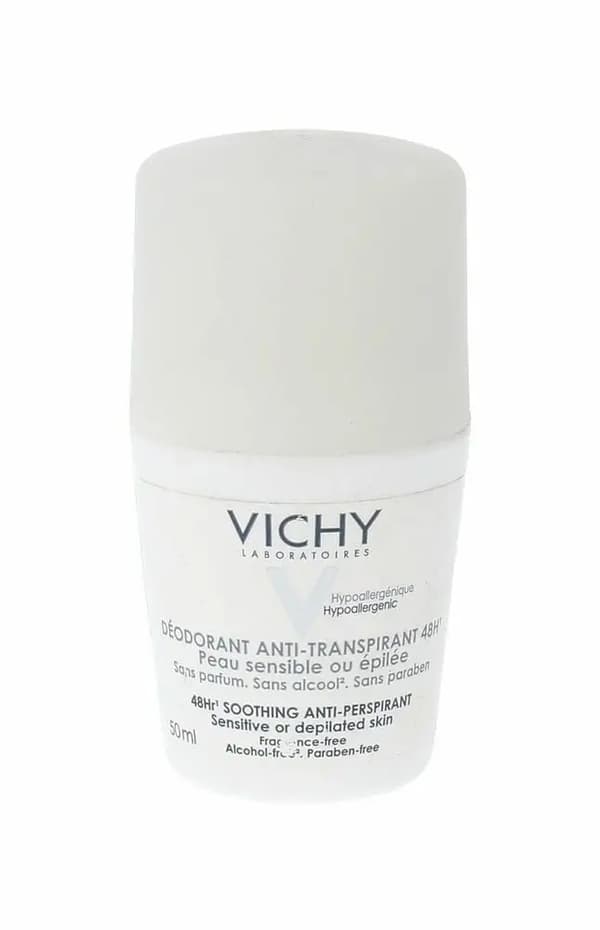 VICHY antiperspiranttipallo herkälle iholle 50 ml