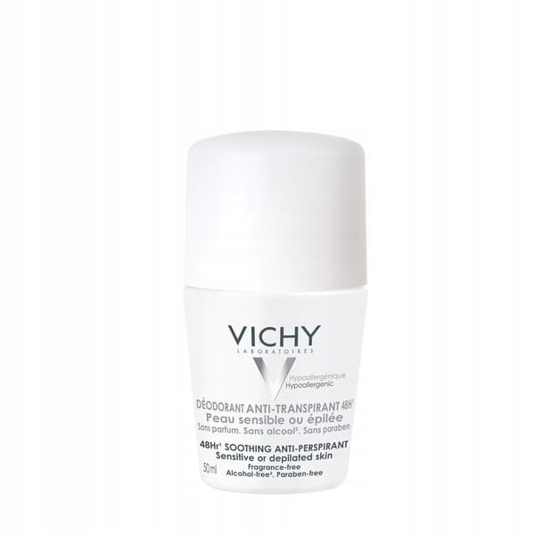VICHY antiperspiranttipallo herkälle iholle 50 ml