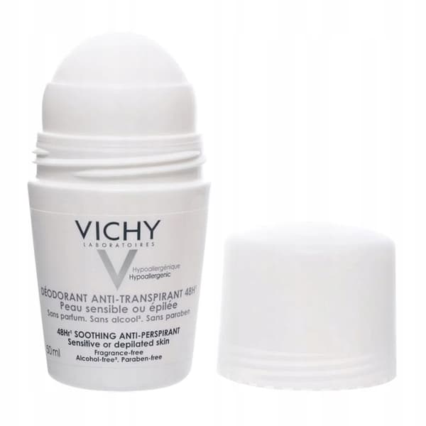 VICHY antiperspiranttipallo herkälle iholle 50 ml