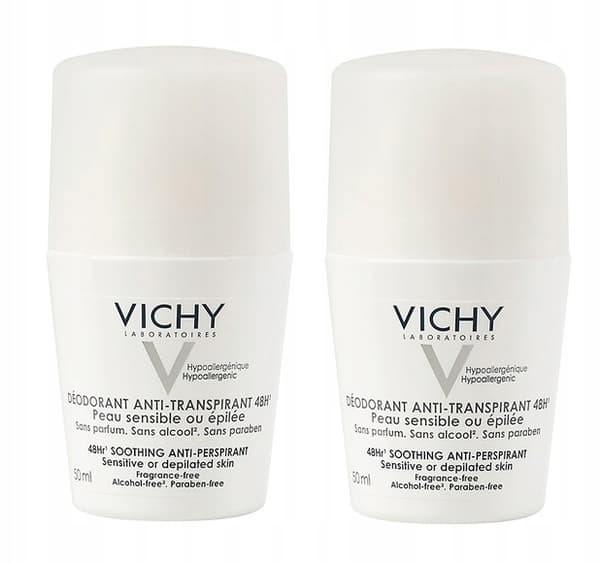 VICHY antiperspiranttipallo herkälle iholle 50 ml
