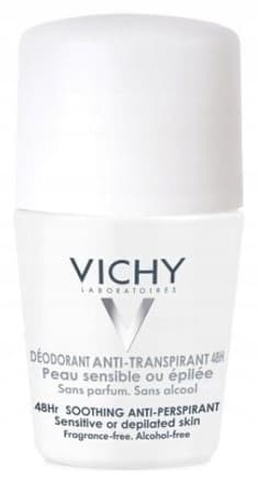 VICHY antiperspiranttipallo herkälle iholle 50 ml