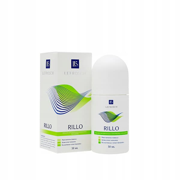 LEFROSCH RILLO antiperspirantti roll-on liialliseen hikoiluun 50 ml