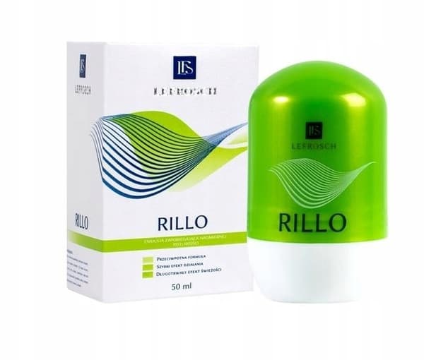 LEFROSCH RILLO antiperspirantti roll-on liialliseen hikoiluun 50 ml