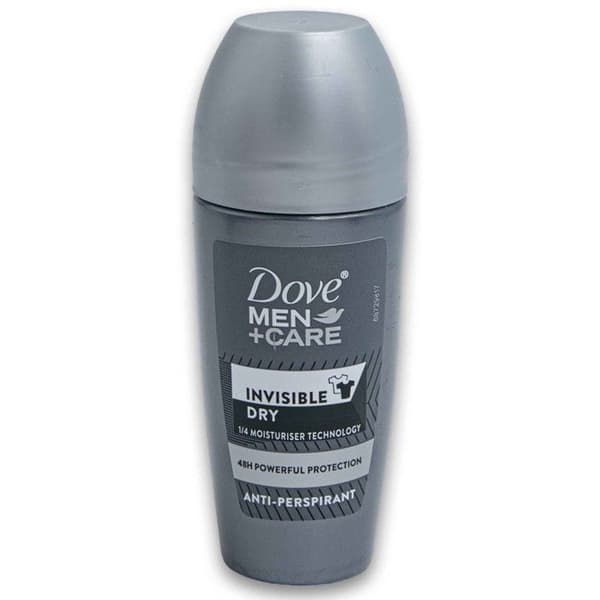 Dove - Antitranspirant Roll-On Män + Care Invisible Dry -
