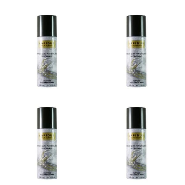 Ted Lapidus Lapidus Deodorant för män 4 * 150ml