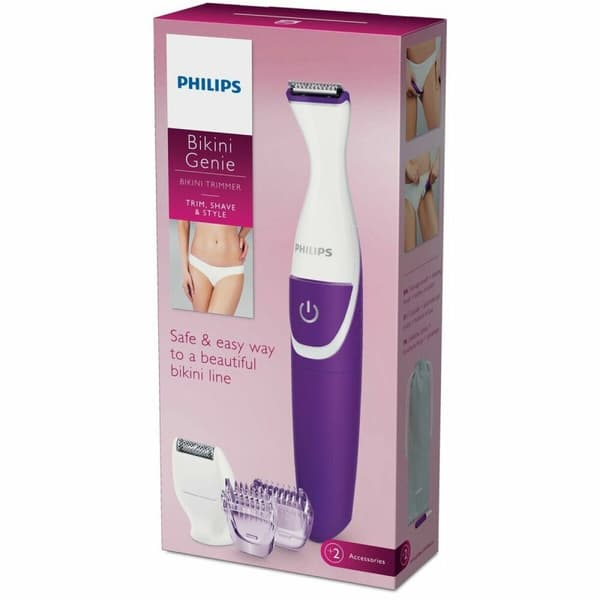 Hårtrimmer/ Rakapparat Philips BRT383/15 Violett, Vit