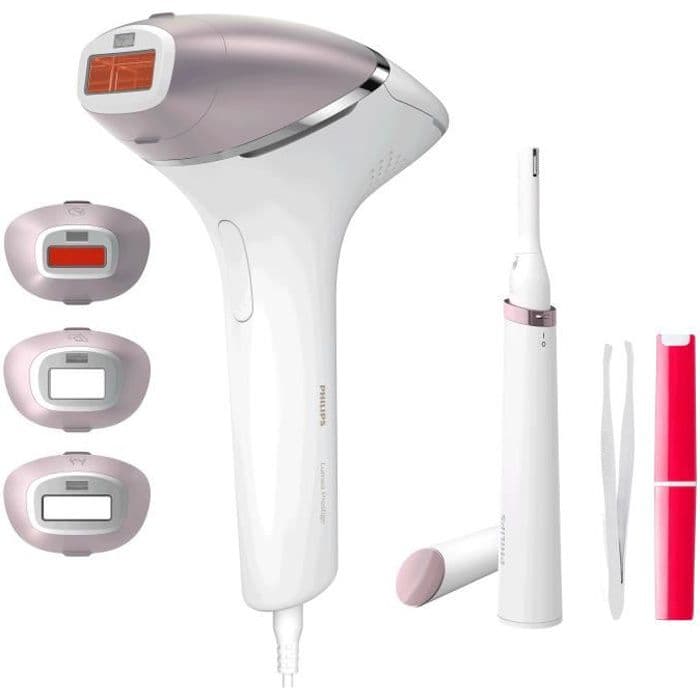 PHILIPS BRI949/90 - Lumea Prestige Pulsed Light Epilator - nätanvändning - 4 tillbehör för kropp, ansikte, armhålor och