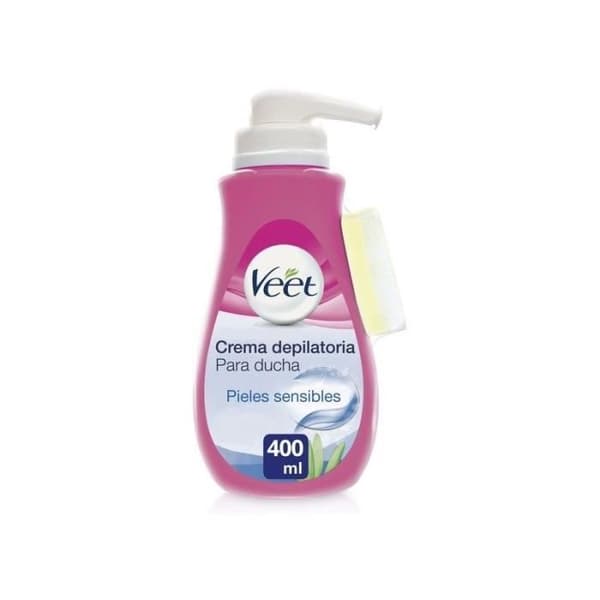 Hårborttagningskräm för dusch Veet Sensitive Skin 400 ml Flerfärgad