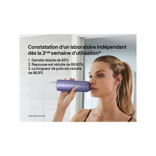 Pulserande ljus epilator 700 000 Flash AIR3 Ulike Violet UI06-PR