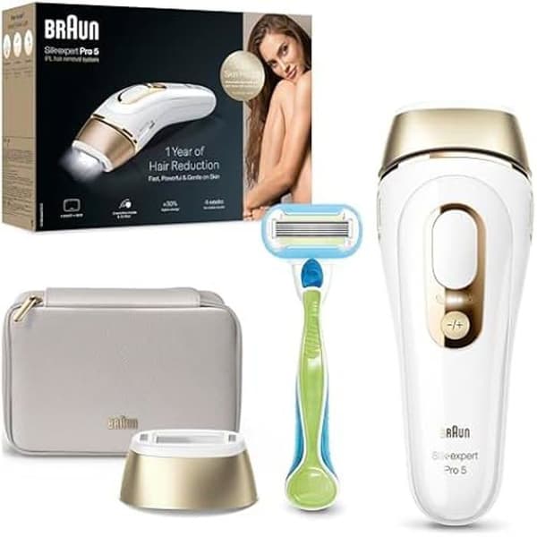 Epilator IPL BRAUN Silk-expert Pro 5 PL5052 - Trådlös - IPL-teknik - Precisionhuvud