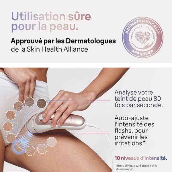 Pulsed Light Epilator - BRAUN - SKIN I-EXPERT PL7147 - Vit och brons