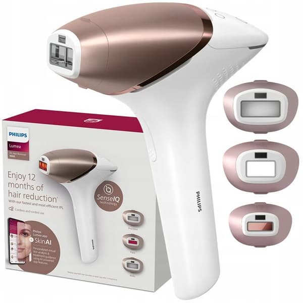Philips Lumea 9900 BRI973/00 Hårborttagningsapparat med SenseIQ-pulsljus
