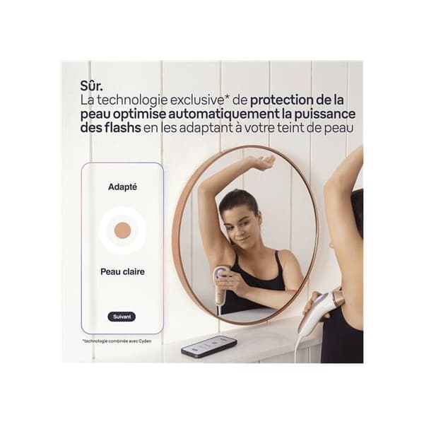 Pulsed Light Epilator - BRAUN - SKIN I-EXPERT PL7147 - Vit och brons
