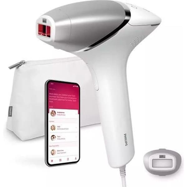 PHILIPS BRI940/00 Lumea IPL 8000 Series Advanced IPL hårborttagningsenhet med 5 manuella intensitetsinställningar, SmartSkin-sensor, 1