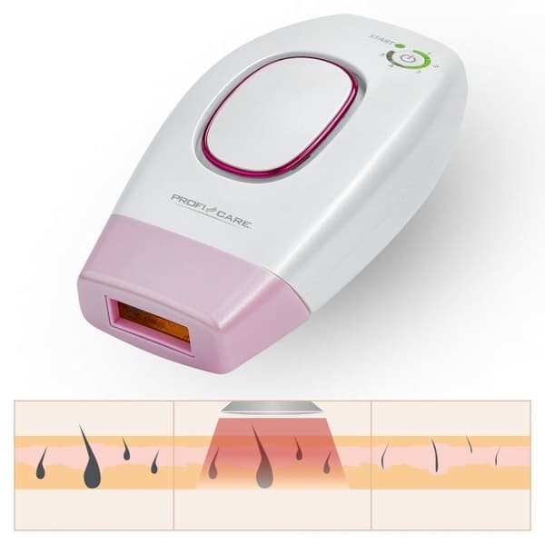 ProfiCare PC-IPL 3024 Lyserød, Hvid