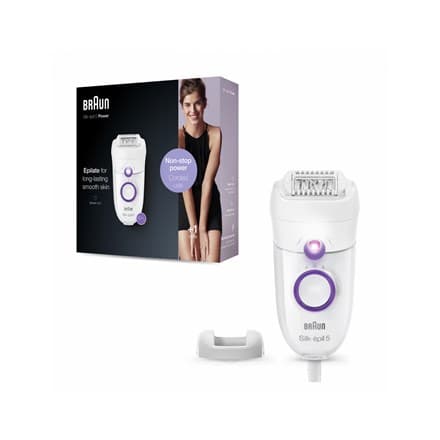 Braun SE5505P Silk-épil -epilaattori, valkoinen
