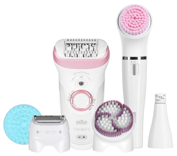 Braun | Silk-épil Beauty Set 9 9/985 BS | Epilator | Drifttid (max) 50 min | Lampans livslängd (blinkningar) Ej tillämpligt | Antal effektnivåer 2 | V
