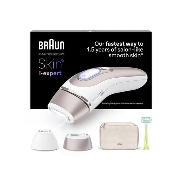 Pulsed Light Epilator - BRAUN - SKIN I-EXPERT PL7147 - Vit och brons