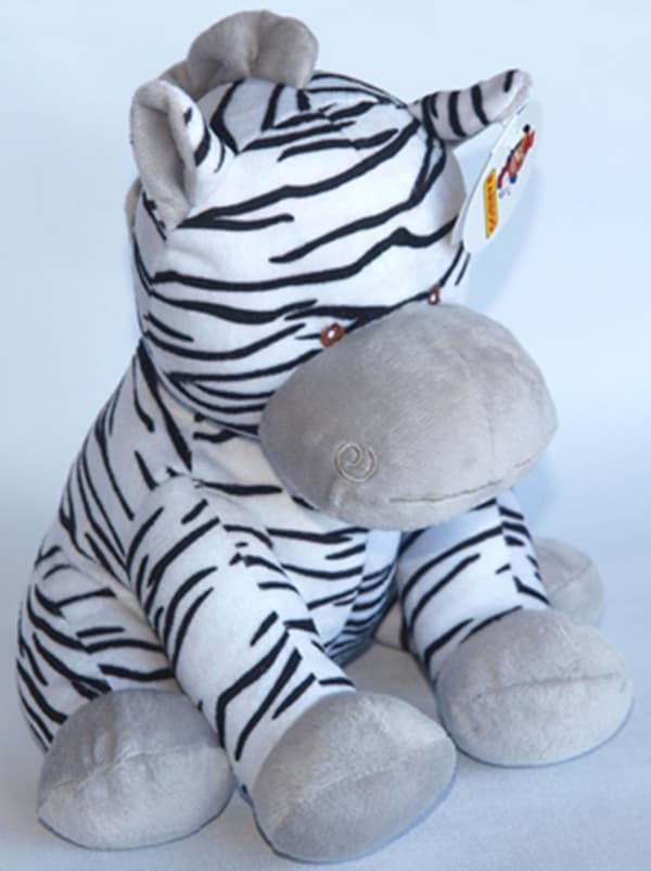 Mjukdjur. Zebra, 25 cm, Kariboo