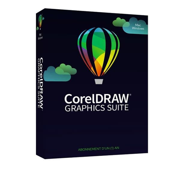 CorelDRAW Graphics Suite - 1 års licens - 1 användare - För nedladdning