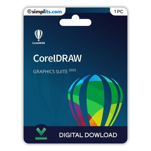 CorelDRAW Graphics Suite 2025 - Permanent aktivering - Att ladda ner - 1 MAC - Ej kompatibel med Windows