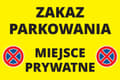 Miniatyrbild 1 av 4: Skylt för parkeringsförbud 20x30 cm PVC T044