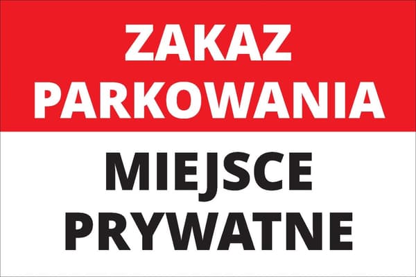 LAUTANEN Pysäköinti kielletty 20x30 cm PVC T040