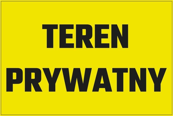LEVYLEHTI Yksityisalue 20x30 cm PVC T035