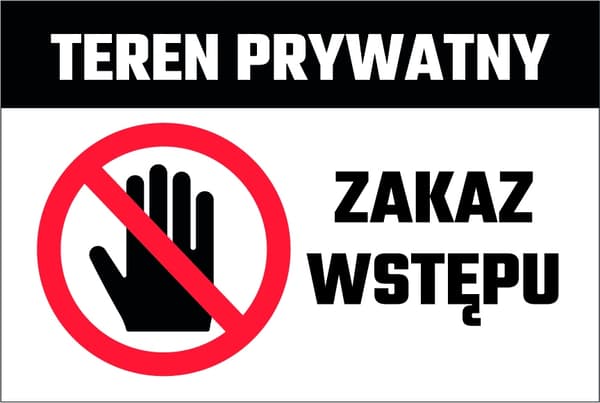 TALLRIK Ingen entré 20x30 cm PVC T029