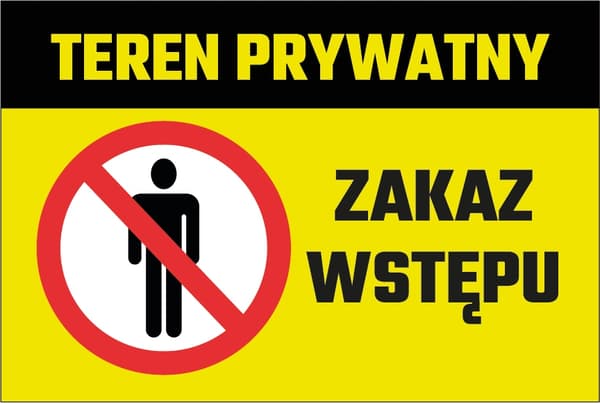 TALLRIK Ingen entré 20x30 cm PVC T027