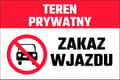 Miniatyrbillede 1 af 4: Plade Ingen adgang 20x30 cm PVC T025