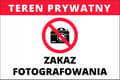 Pikkukuva 1 / 4: KARTONKI KARTONKI Valokuvauskielto 20x30 cm PVC T022