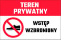 Miniatyrbillede 1 af 4: Pladebræt Privat område 20x30 cm PVC T021