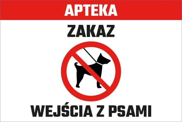 LAUTANEN Apteekin kielto 20x30cm PVC T051