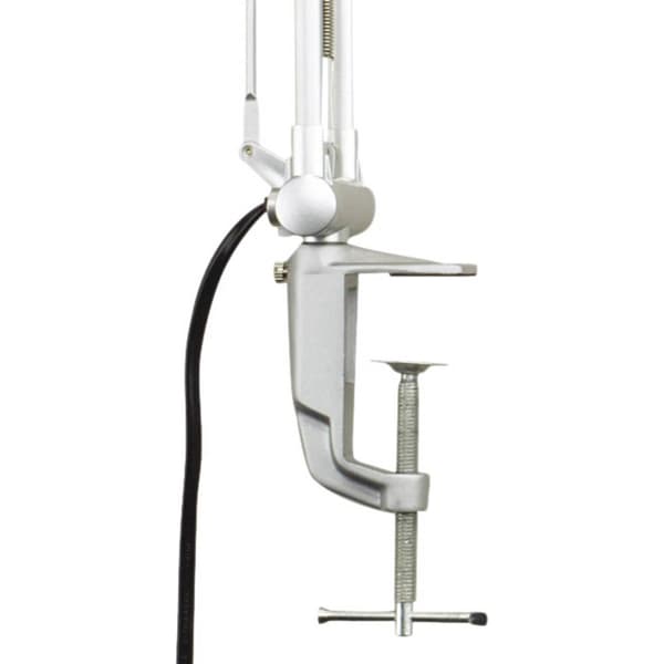 Maul MAULoffice 8215095 Skrivbordslampa Lågenergilampa E27 20 W Silver, Svart