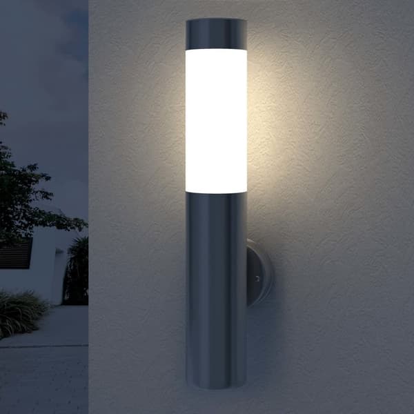 vidaXL Utebelysning Savona vägglampa 2-pack