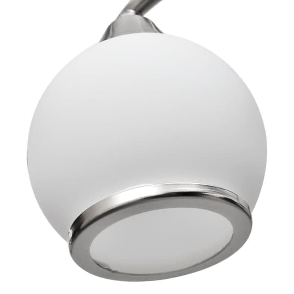 vidaXL 240987 Taklampe med glasskuler på vinkelspor