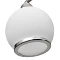 Miniatyrbilde 4 av 6: vidaXL 240987 Taklampe med glasskuler på vinkelspor