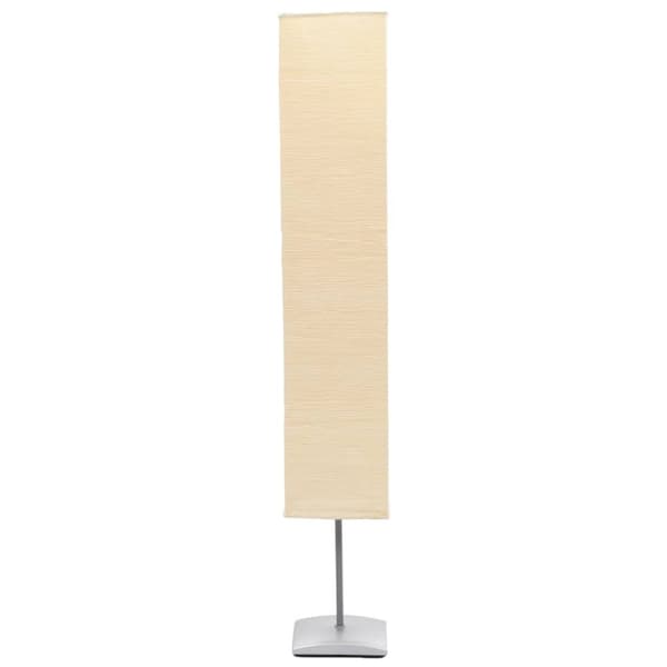 vidaXL standerlampe med stålfod 135 cm beige