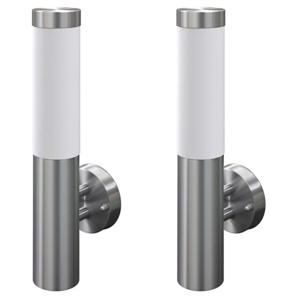 vidaXL Udendørs Savona væglampe 2-Pack