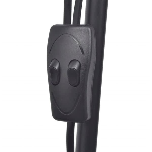 vidaXL Gulvlampe svart