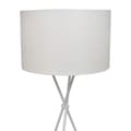 Miniatyrbillede 2 af 2: vidaXL standerlampe med højt stativ hvid