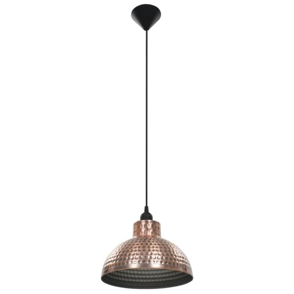 vidaXL loftlamper halvkugle 2 stk. kobberfarvet