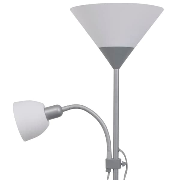 vidaXL gulvlampe grå