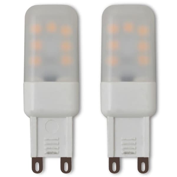 vidaXL Taklampa med 3 LED-glödlampor G9 120 W